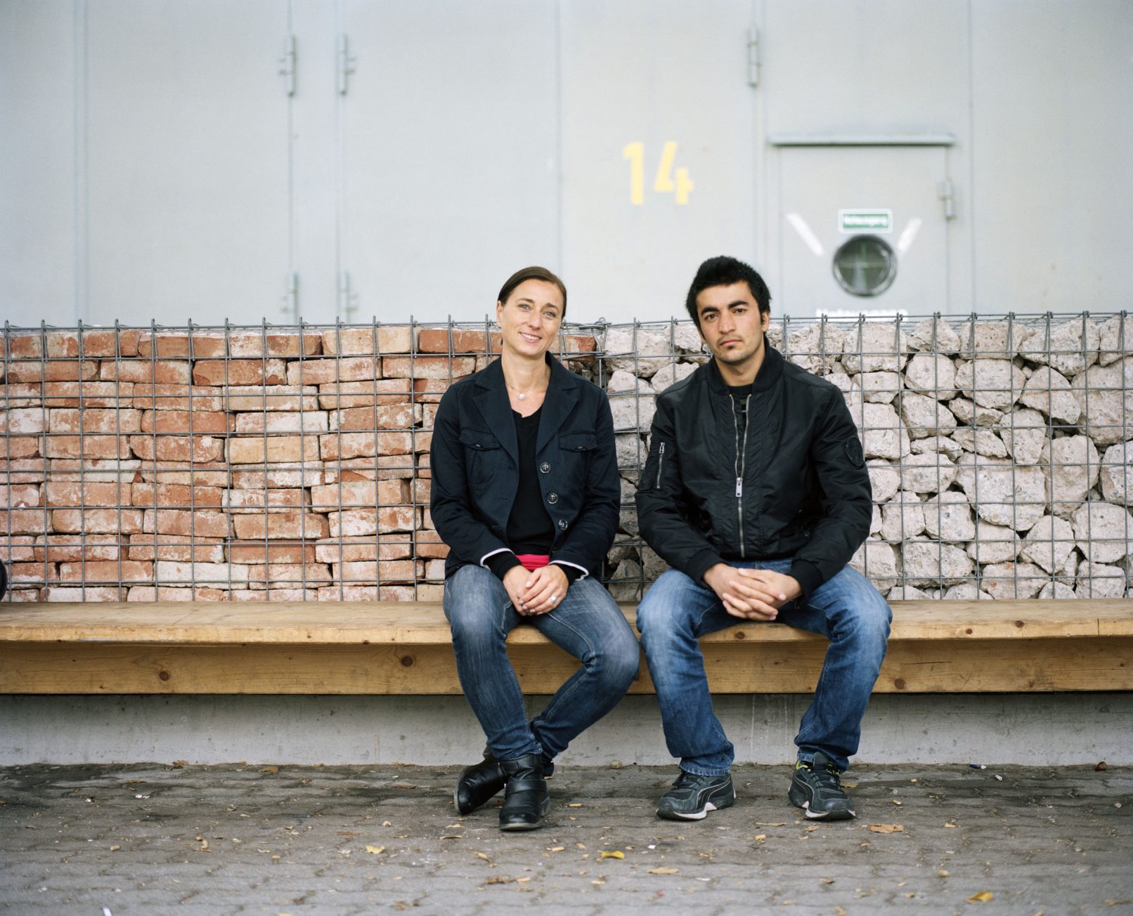 Doppelportrait aus der Serie "Wir sind da"