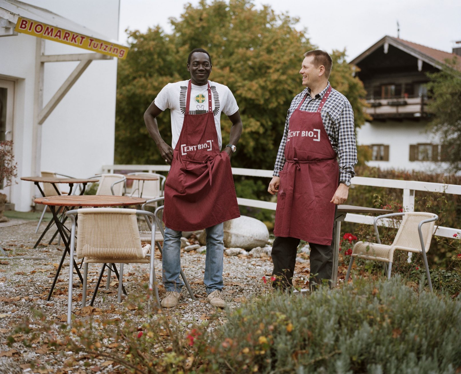 Doppelportrait aus der Serie "Wir sind da"